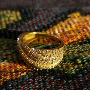 10kt gold & 1ct diamond ring